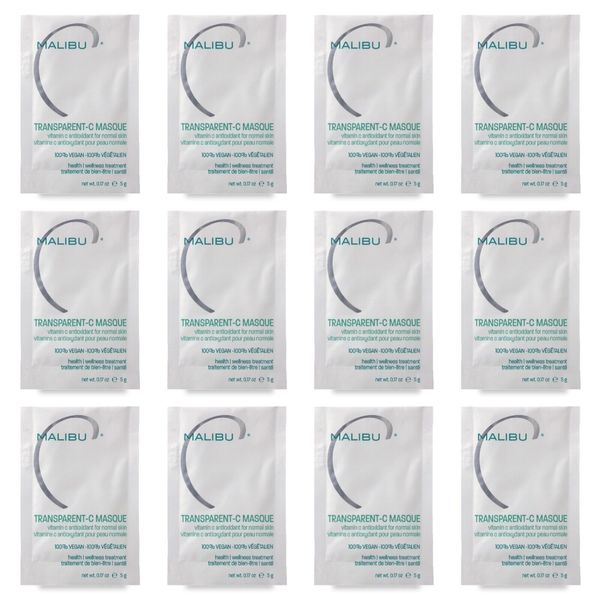 MALIBU  Transparent C Masque - 12 Packages (050)