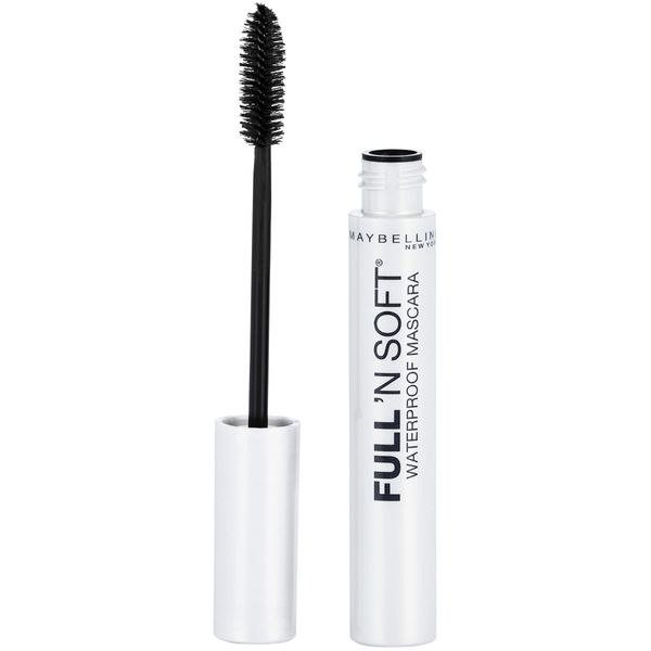 Maybelline Full 'N Soft Waterproof Mascara, Very Black [311], 0.28 oz (Pack of 6)