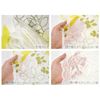 Double Leaf Print Noren 85x150cm Green-niil