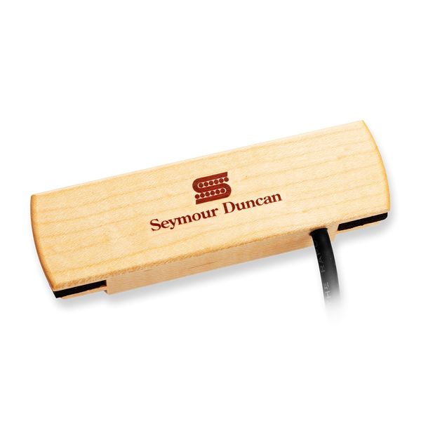 Seymour Duncan SA-3HC Woody HC Acoustic Soundhole Pickup - Magnetic Hum-Canceling Pickup for Standard Steel String Acoustic Guitars - Maple