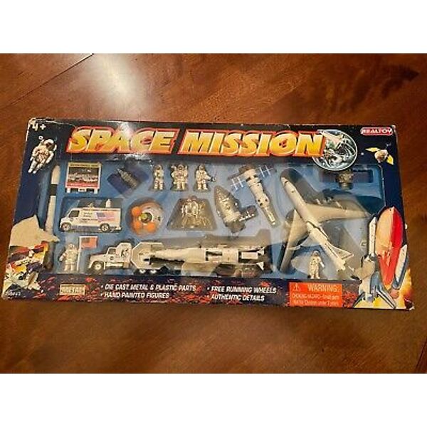 RARE RealToy RT38147 Action City Space Mission Space Exploration Toy Set Diecast