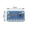 eMagTech 1 Pc ADS1115 ADC 16 Bit 4 Channels Module ADC Analog to Digital Converter Development Board Compatible with Raspberry Pi ADC Converter Development Board