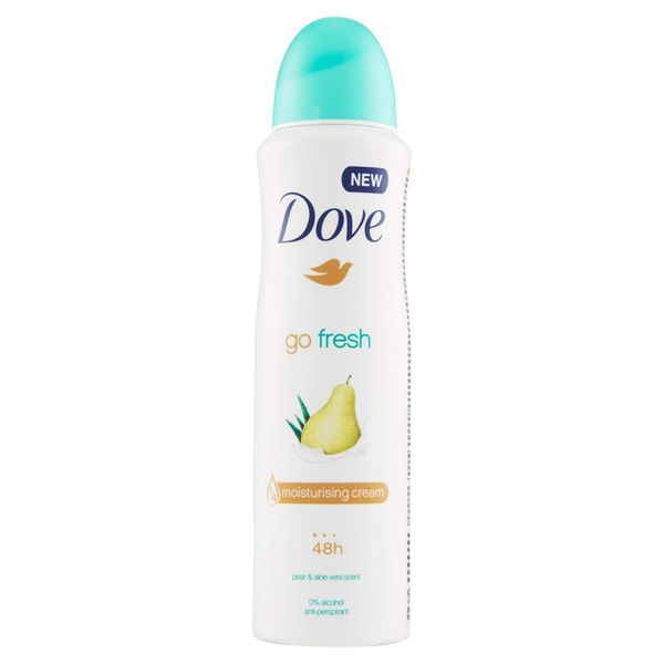 DOVE MEN + CARE Go Fresh Pear & Aloe Vera Scent Antiperspirant Spray 150ml = 5.07oz Plus one Free Pantene 1.7oz Pro-V Deep Fortifing ($7 Value) (CD-8058615376234-KIT)