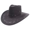 Wicked Costumes Deluxe Black Suede Cowboy Hat