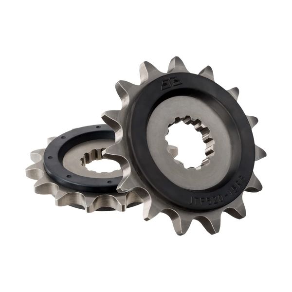 JT Sprockets JTF520.15RB-2 15 Tooth Rubber Cushioned Front Countershaft Sprocket, 2-Pack