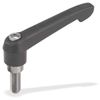 Kipp Adj Handle, 10-32, Ext, 0.78, 1.85, MD, NG