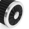 2Pcs Black 1" Push In Vent Filter for Valve Cover 1" Extra Flow Breather