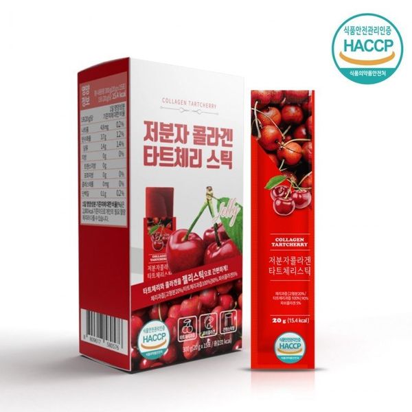 Nova Store Low Molecular Collagen Tart Cherry Jelly Stick 20gx15 packs