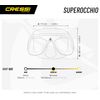 Cressi Superocchio Freediving Mask - Black