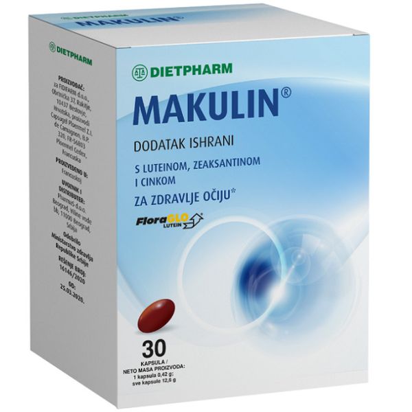 Makulin 30 capsules Dietpharm