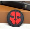 PVC Tactical Morale Patch, Red Ghost Skull Patch, Call of Duty Gun Patch