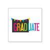CafePress Graduate Flags Sticker Square Bumper Sticker Car Decal