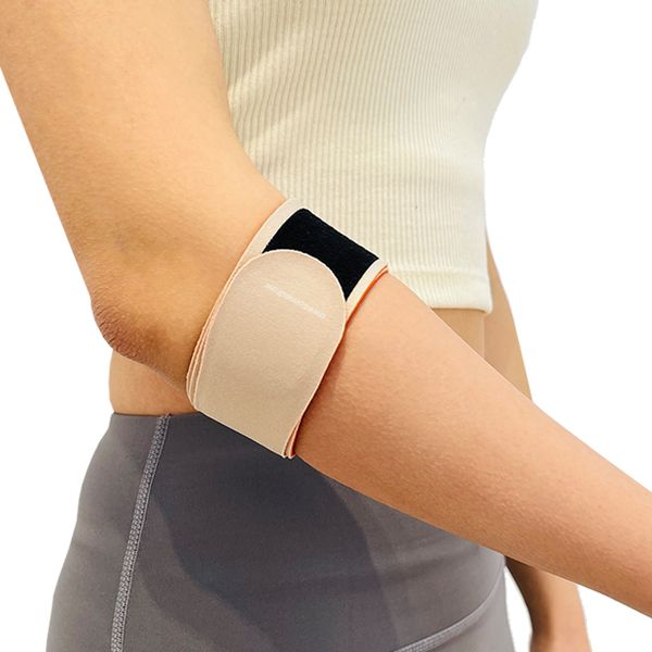 Awesome Draw Elbow Fitness Elbow Guard Premium Beige, 2pcs