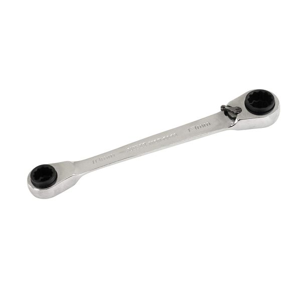 SK11 MGR-0813 Gear Tech 4IN1 Ratchet Wrench 0.31, 0.39, 0.47, 0.55 inches (8, 10, 12, 13 mm)