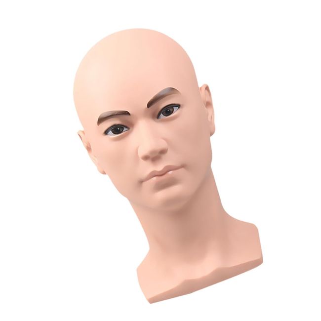 Cosmetology Training Bald Manikin Head,, With Smoothly Mannequin Head, For  Hair Styling For Training For Shop For Makeup With Makeup 