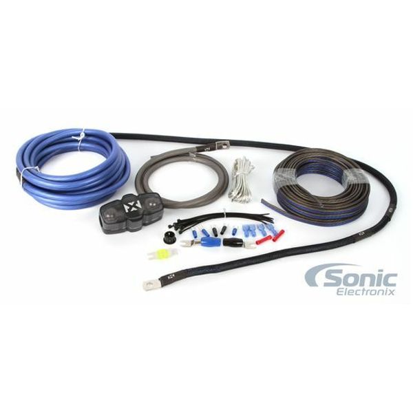 NVX XAPK4 True Spec 4Gauge Single Amp Wire Installation Kit w/ Speaker Cable