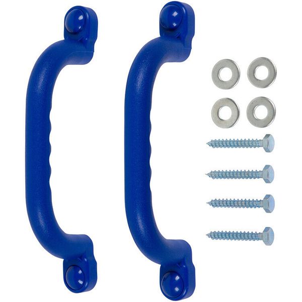 SWING SET STUFF 10" PLAYGROUND HANDLES BLUE (PAIR) accessories hand grips 0010