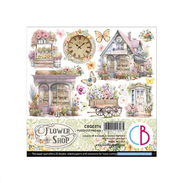 Ciao Bella Flower Shop Schneideblock, 15,2 x 15,2 cm