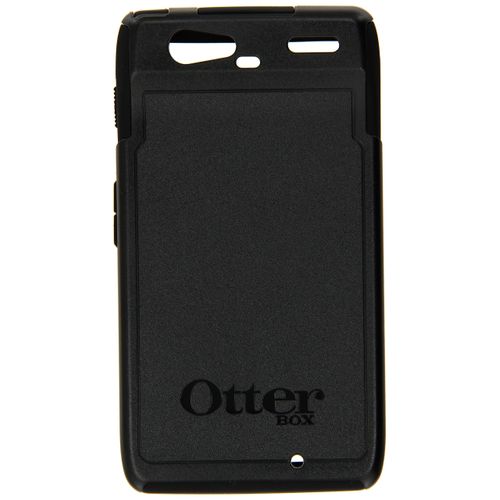 OtterBox Commuter Series Phone Case - Mobile Case for Motorola DROID RAZR Smartphone - Max Protection Android Cellphone Case with Silicone Ports/Jacks Cover, Clear Screen Protector - 77-19139 (Black)