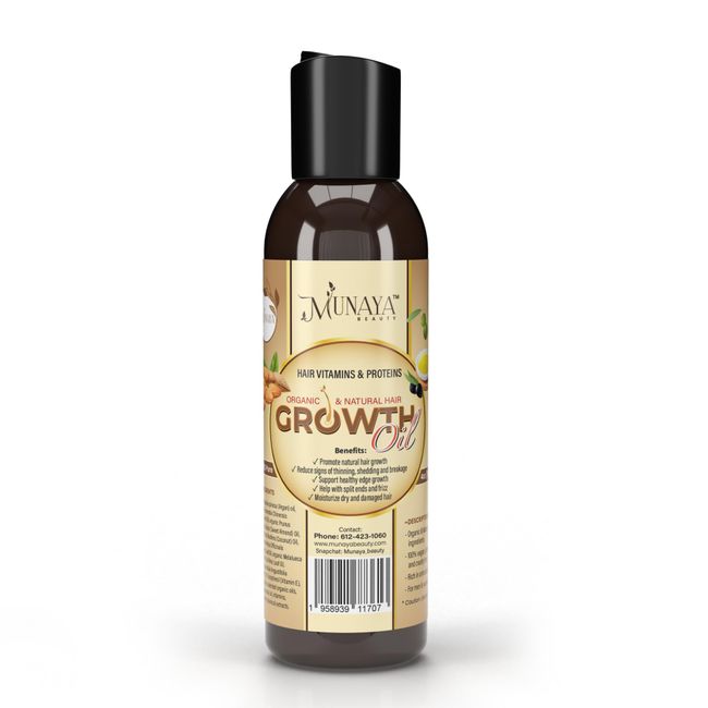 Munaya Growth Oil, 4 Ounce