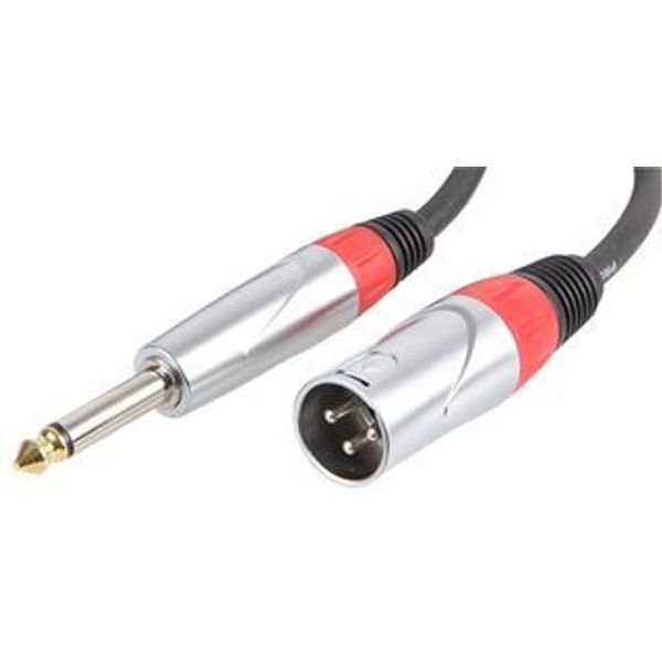 Pulse Pls000473 Lead, Xlr Plug To 6.35mm 2p Plug, 2m