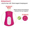 Magnetic USB DC Charger Cable Replacement Charging Cord-2 Pack(6mm/0.24in)