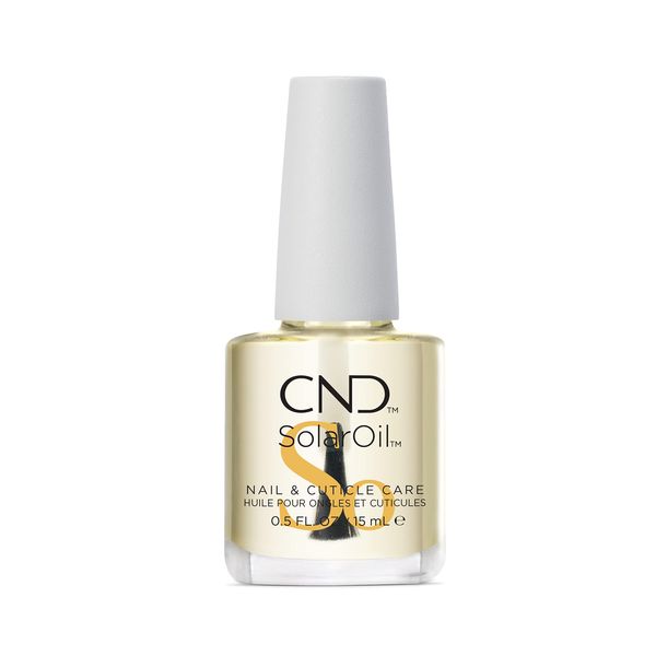 Nail & Cuticle Care by CND, SolarOil for Dry, Damaged Cuticles, Infused with Jojoba Oil & Vitamin E for Healthier, Stronger Nails, 0.5 Fl Oz