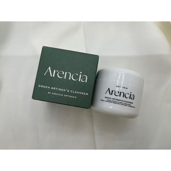 Arencia Rice Cake Soap Cleanser Green Artijang Small Capacity