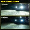 H7 LED Headlight Bulbs Conversion Kit Hi/Lo Beam 80W 8000LM 6000K Super Bright