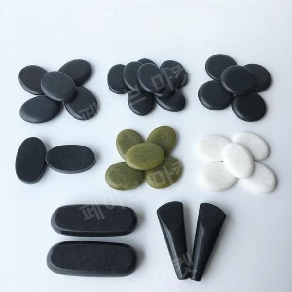 Hot Stone Massage Gua Sha Therapy Small Stone 4cm 5 Piece Set