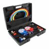 3 Way Refrigeration Complete Manifold Gauge Set Professional AC/HVAC Tool 5FT US