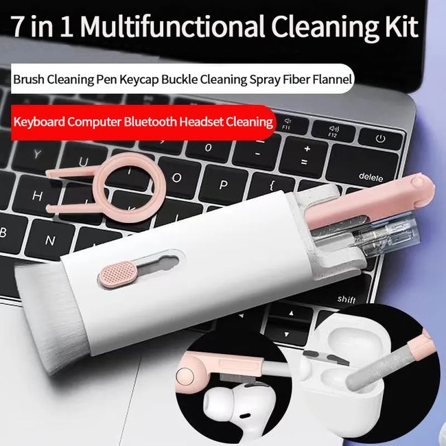 7 in 1 Multifunctional Cleaning Brush Kit Keyboard Cleaner Laptop  Bluetooth-compatible Earphone Dust Cleaning Tools Dropshipping