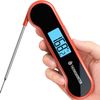 0.5 Sec Instant Read, Meat Thermometer Digital, 100% Waterproof, Auto Flip, LCD