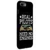 Airplane Pilot Glider Plane Vintage Retro Real Pilots Need Case for iPhone 7 Plus/8 Plus