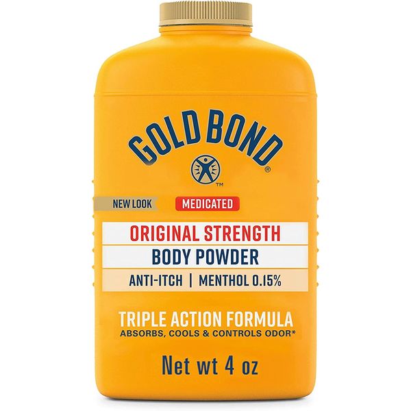 Gold Bond Medicated Body Powder, 4 oz (Pack of 4)