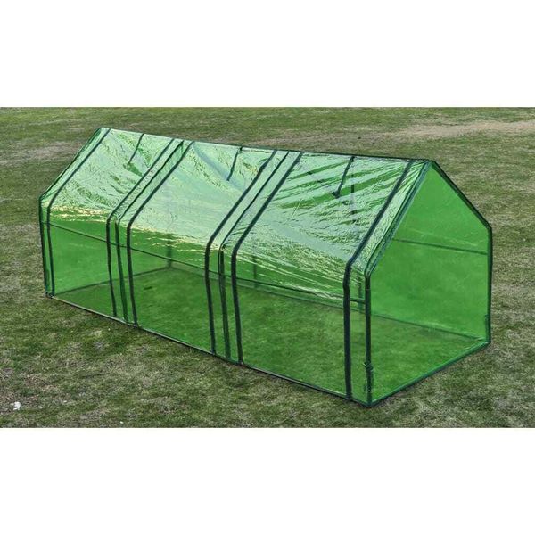 Greenhouse Grow House Green House for Outdoor Plant Growing 3 Door vidaXL