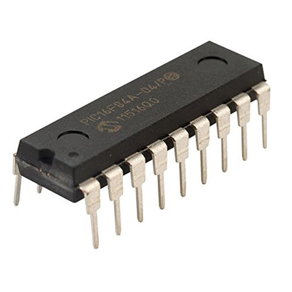 MCU, 8BIT, PIC16, 4MHZ, DIP-18, 8 Bit Microcontrollers - MCU IC's, Qty.1 | PIC16F84-04/P