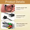 Aradoea 30CM Type-C to Micro USB Cable for DJI Remote Controller - USB C Charging Data Wire for Mavic Air Mini Pro Spark (Black)