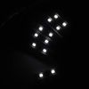 Ymiko 1x6 LED Down Lights USB Powered Brick White, Powered by USB, Compatible with Lego Bricks