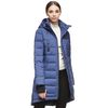 Orolay Women's Down Jacket Coat Mid-Length Blue XL