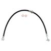 TRQ Brake Hose Set Compatible with 2009-2014 Nissan Cube 2007-2012 Versa