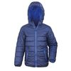 Result Core Childrens/Kids Junior Padded Showerproof & Windproof Jacket (S) (Navy/Lime)