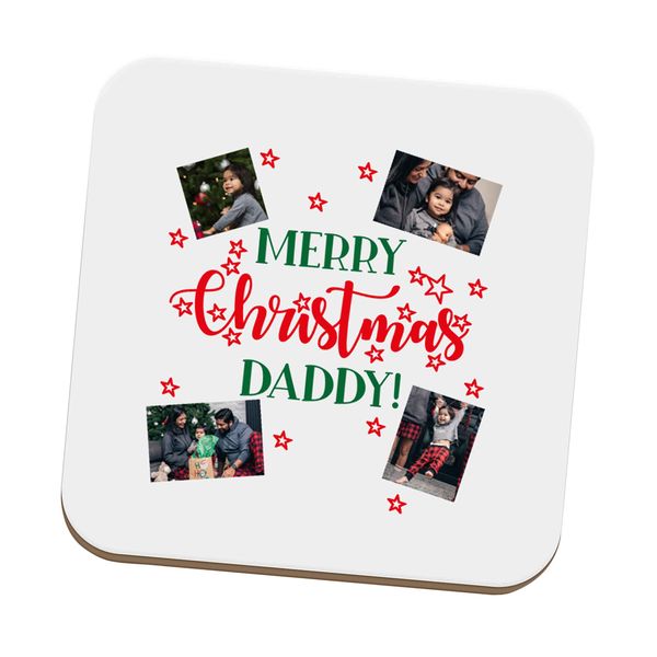 Flox Creative Coaster Set of Two Merry Christmas Daddy