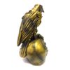 PTC Steampunk Dark Crow Raven Setting on Skull Skeleton Sculpture Statue