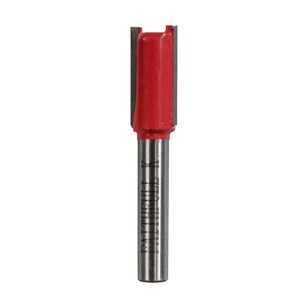 Faithfull FAIRB28 Router Bit TC,Red/Silver,Two Flute 1/4in 10mm