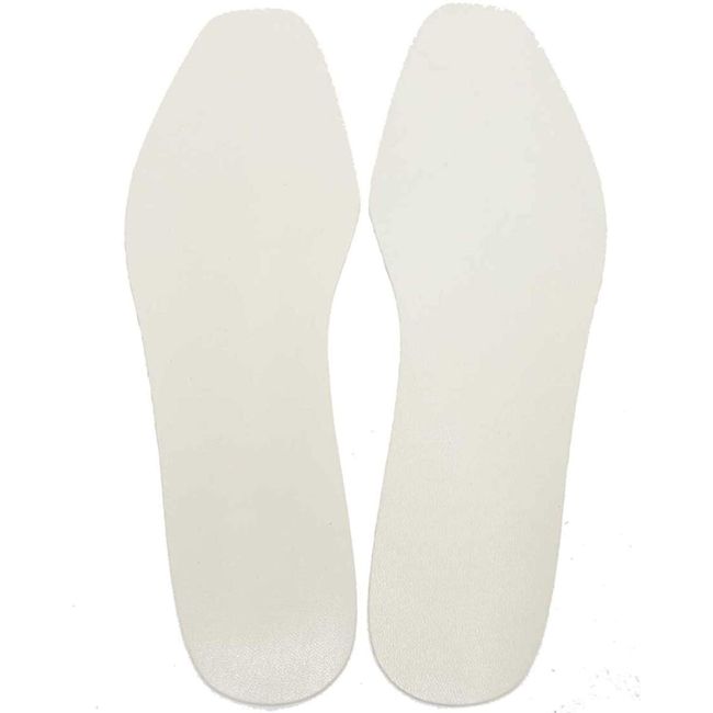 Women's Thin Genuine Leather Goat Leather Insole, Ultra Thin, Inside, Insole, Ivory, For Women (Adjusting Size Adjustment, Repair and Care of Leather Shoes)