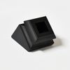 Matte Black "Enfield" Double Twist Stair Spindle - with Fixed Rake Brackets