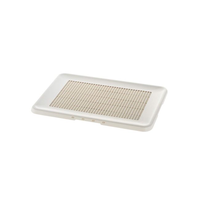 Richell Easy Clean Flat Tray, Regular, Ivory