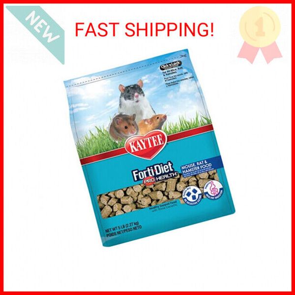 Kaytee Forti-Diet Pro Health Mouse, Rat, and Hamster Food