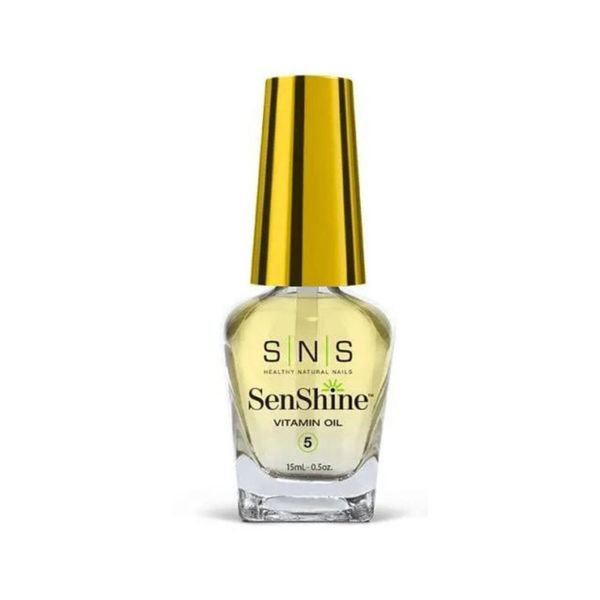 SNS Healthy Natural Nail Polish SenShine Base & Sealers-#5 Vitamin Oil (0.5 oz)